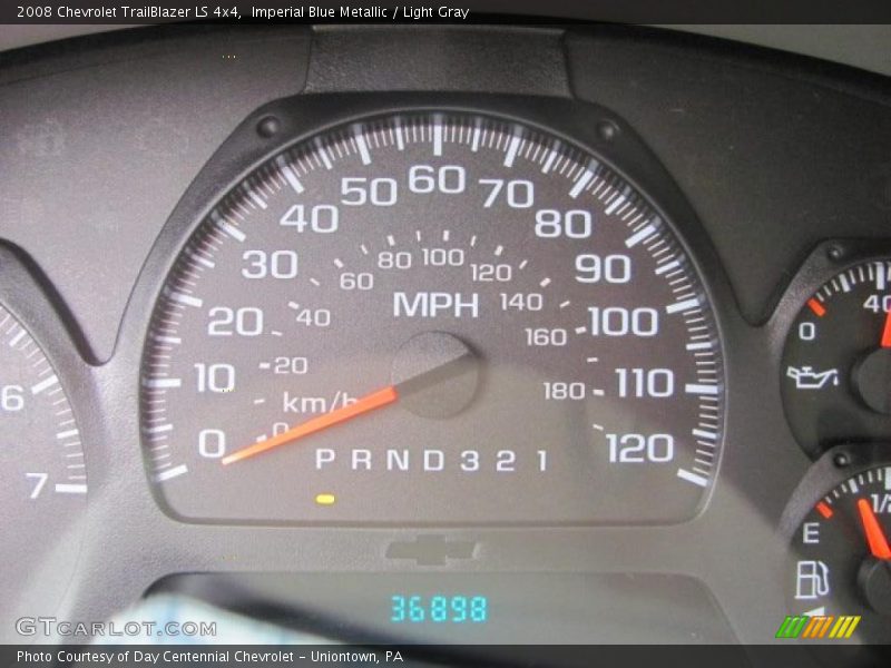 Imperial Blue Metallic / Light Gray 2008 Chevrolet TrailBlazer LS 4x4