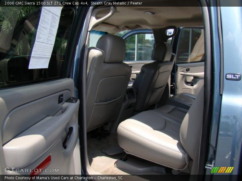 Stealth Gray Metallic / Pewter 2006 GMC Sierra 1500 SLT Z71 Crew Cab 4x4