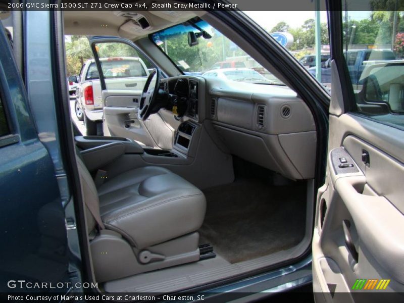 Stealth Gray Metallic / Pewter 2006 GMC Sierra 1500 SLT Z71 Crew Cab 4x4
