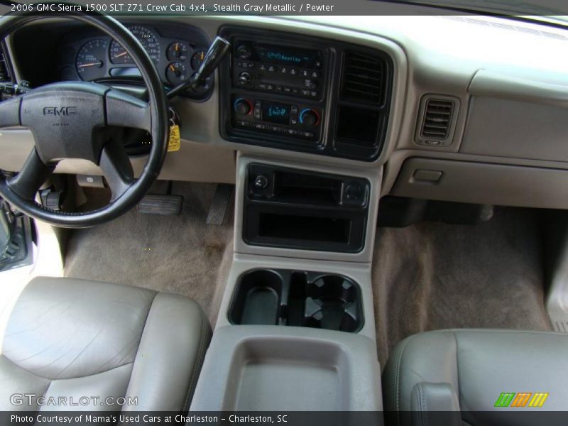 Stealth Gray Metallic / Pewter 2006 GMC Sierra 1500 SLT Z71 Crew Cab 4x4