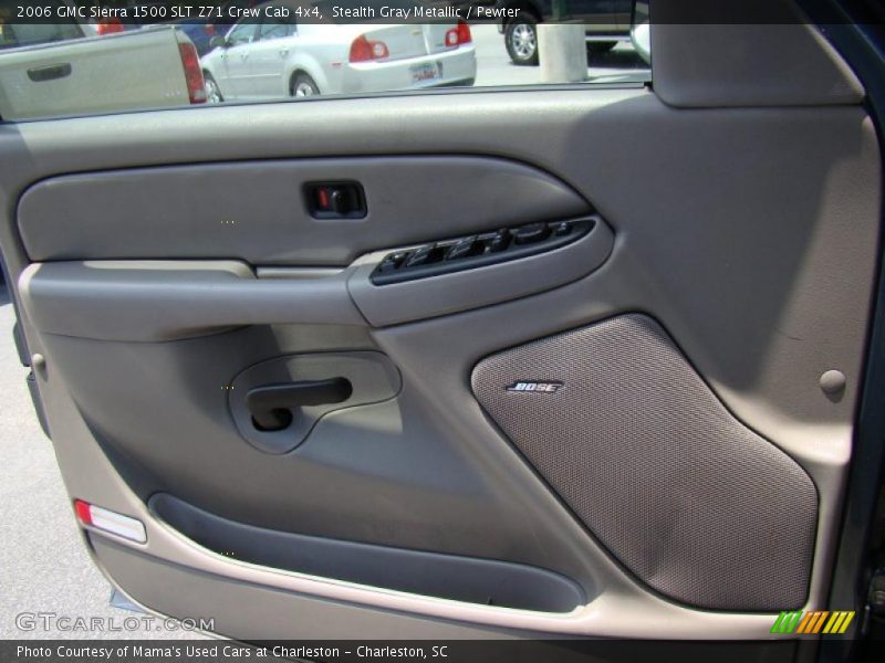 Stealth Gray Metallic / Pewter 2006 GMC Sierra 1500 SLT Z71 Crew Cab 4x4