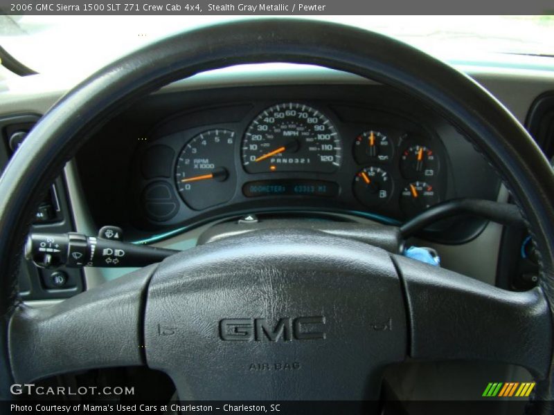 Stealth Gray Metallic / Pewter 2006 GMC Sierra 1500 SLT Z71 Crew Cab 4x4