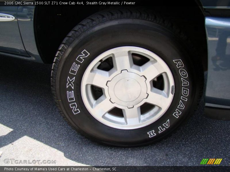 Stealth Gray Metallic / Pewter 2006 GMC Sierra 1500 SLT Z71 Crew Cab 4x4