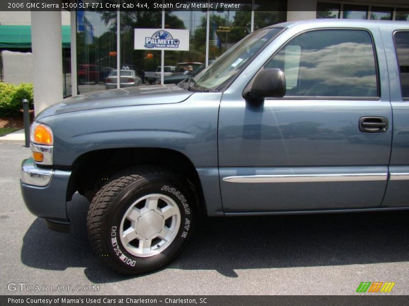 Stealth Gray Metallic / Pewter 2006 GMC Sierra 1500 SLT Z71 Crew Cab 4x4