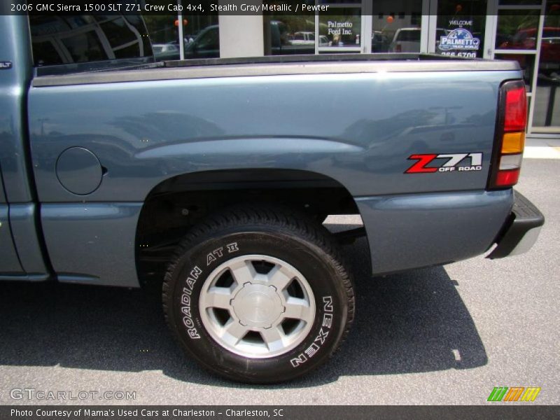 Stealth Gray Metallic / Pewter 2006 GMC Sierra 1500 SLT Z71 Crew Cab 4x4