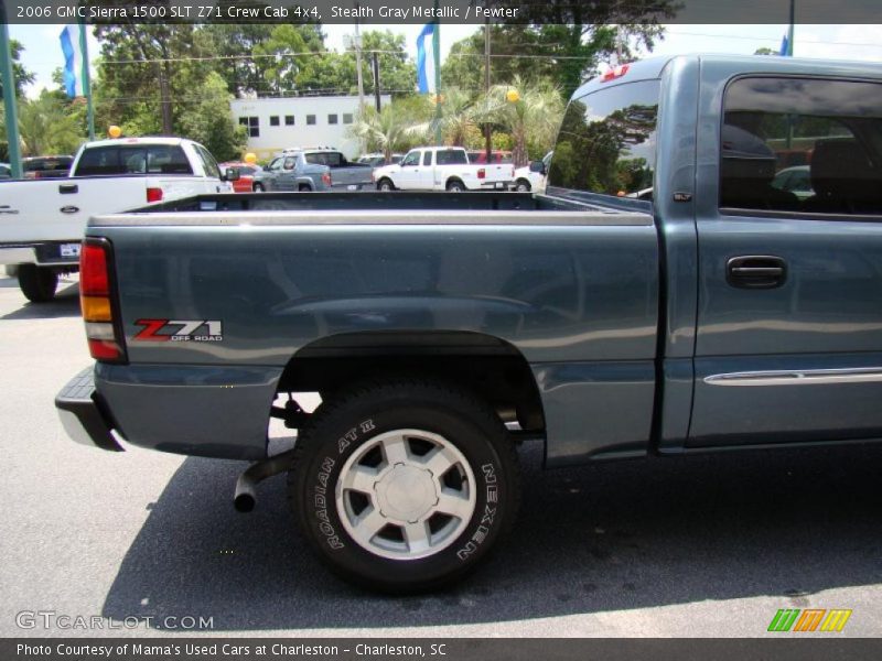 Stealth Gray Metallic / Pewter 2006 GMC Sierra 1500 SLT Z71 Crew Cab 4x4