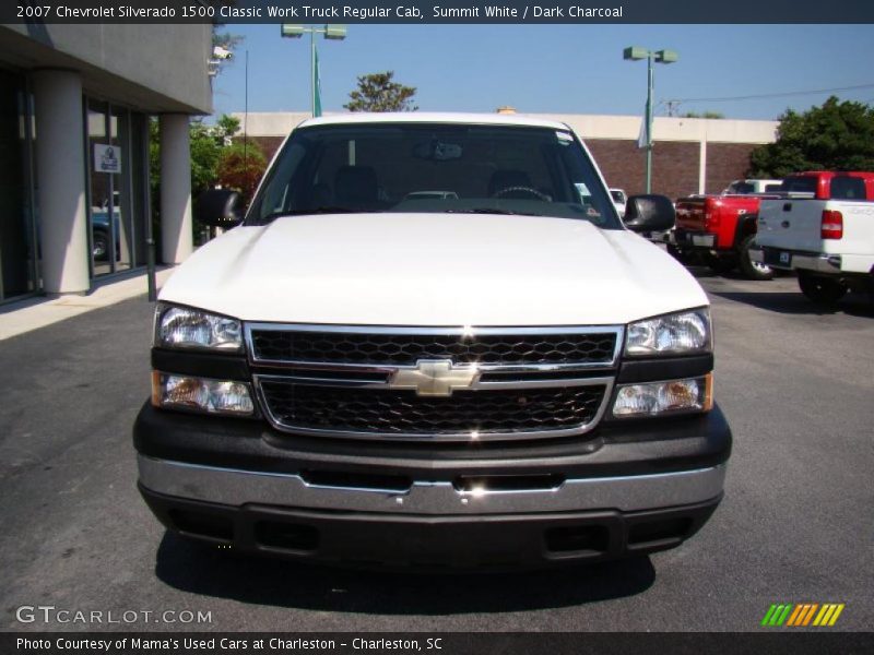 Summit White / Dark Charcoal 2007 Chevrolet Silverado 1500 Classic Work Truck Regular Cab