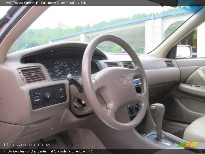 Cashmere Beige Metallic / Beige 1997 Toyota Camry LE