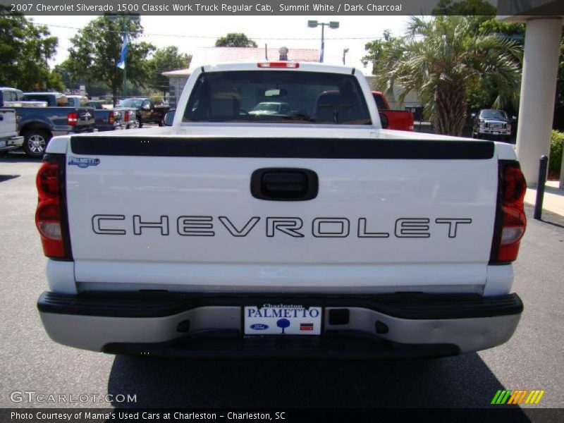 Summit White / Dark Charcoal 2007 Chevrolet Silverado 1500 Classic Work Truck Regular Cab