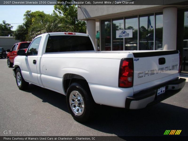 Summit White / Dark Charcoal 2007 Chevrolet Silverado 1500 Classic Work Truck Regular Cab