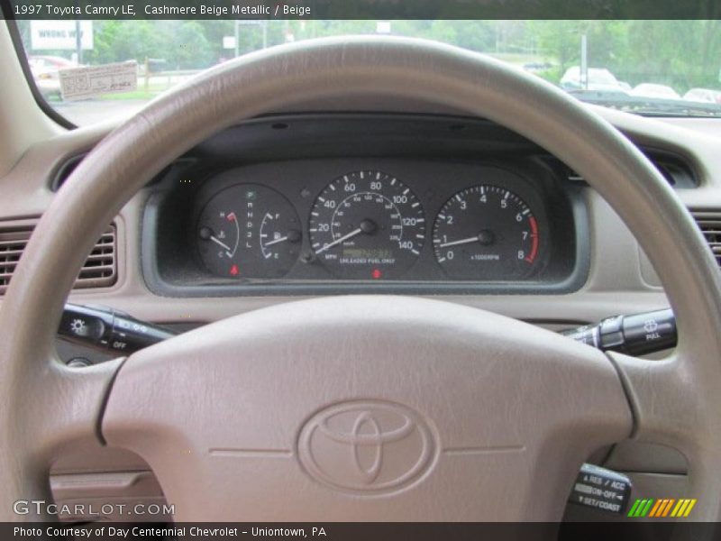 Cashmere Beige Metallic / Beige 1997 Toyota Camry LE