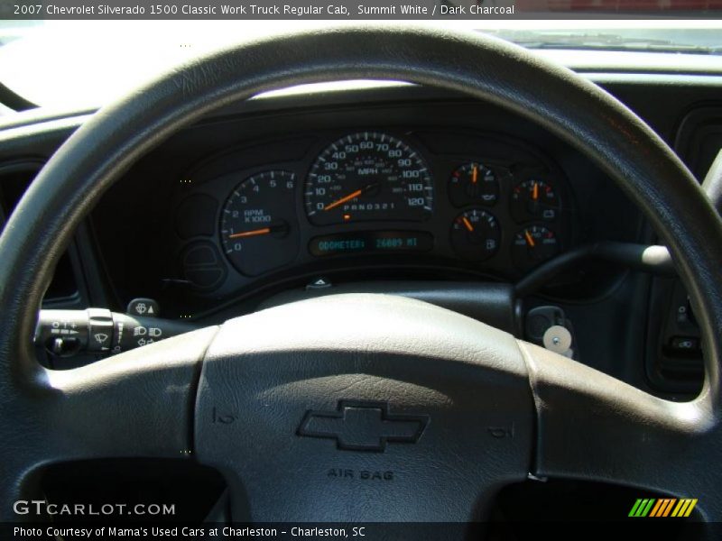 Summit White / Dark Charcoal 2007 Chevrolet Silverado 1500 Classic Work Truck Regular Cab