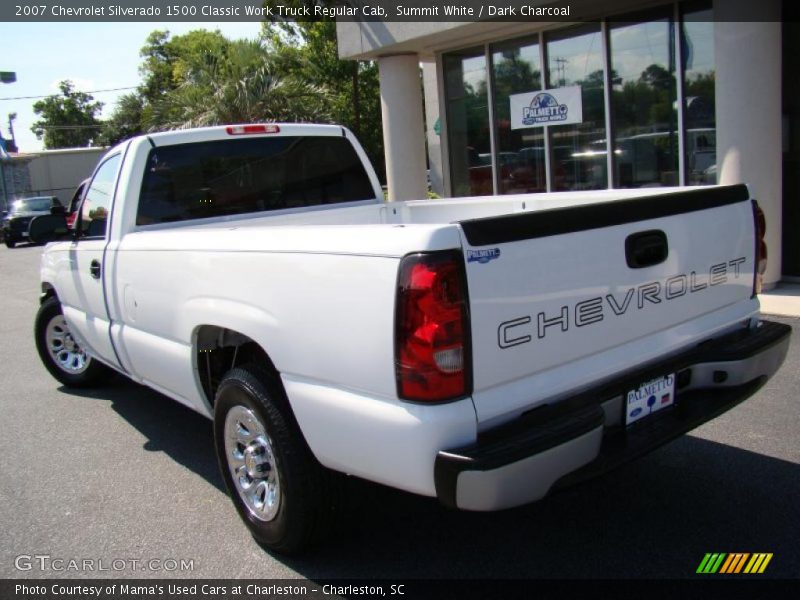 Summit White / Dark Charcoal 2007 Chevrolet Silverado 1500 Classic Work Truck Regular Cab