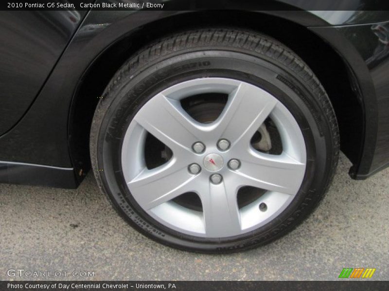 Carbon Black Metallic / Ebony 2010 Pontiac G6 Sedan