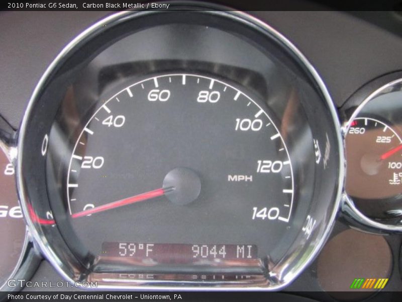 Carbon Black Metallic / Ebony 2010 Pontiac G6 Sedan