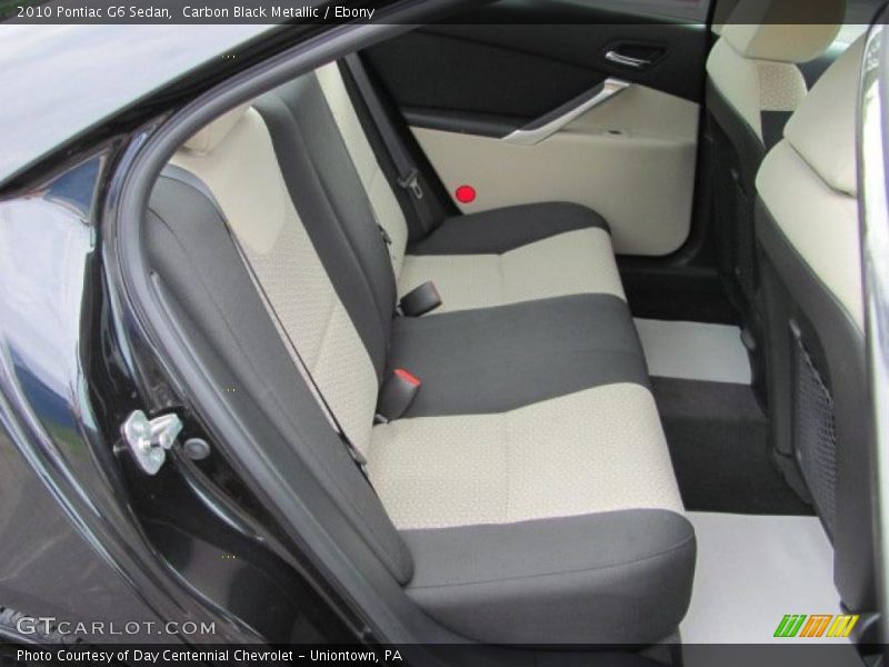 Carbon Black Metallic / Ebony 2010 Pontiac G6 Sedan