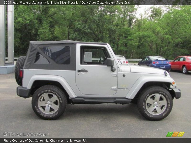 Bright Silver Metallic / Dark Slate Gray/Medium Slate Gray 2009 Jeep Wrangler Sahara 4x4