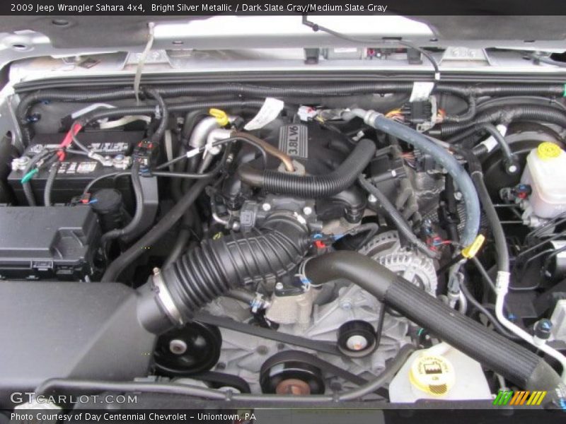 Bright Silver Metallic / Dark Slate Gray/Medium Slate Gray 2009 Jeep Wrangler Sahara 4x4