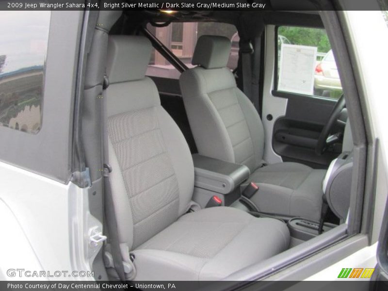 Bright Silver Metallic / Dark Slate Gray/Medium Slate Gray 2009 Jeep Wrangler Sahara 4x4