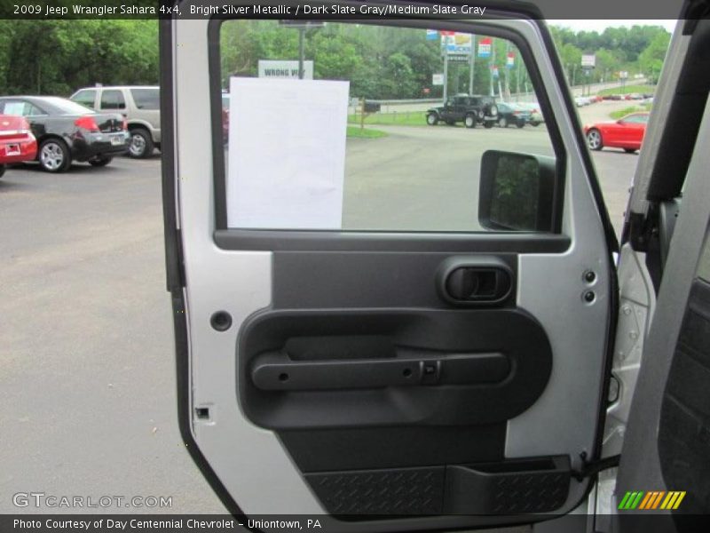 Bright Silver Metallic / Dark Slate Gray/Medium Slate Gray 2009 Jeep Wrangler Sahara 4x4