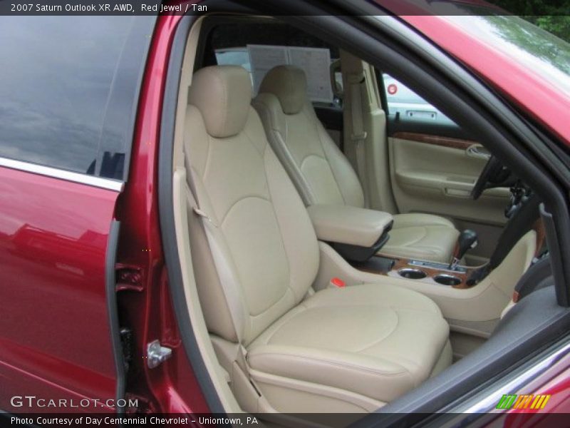 Red Jewel / Tan 2007 Saturn Outlook XR AWD