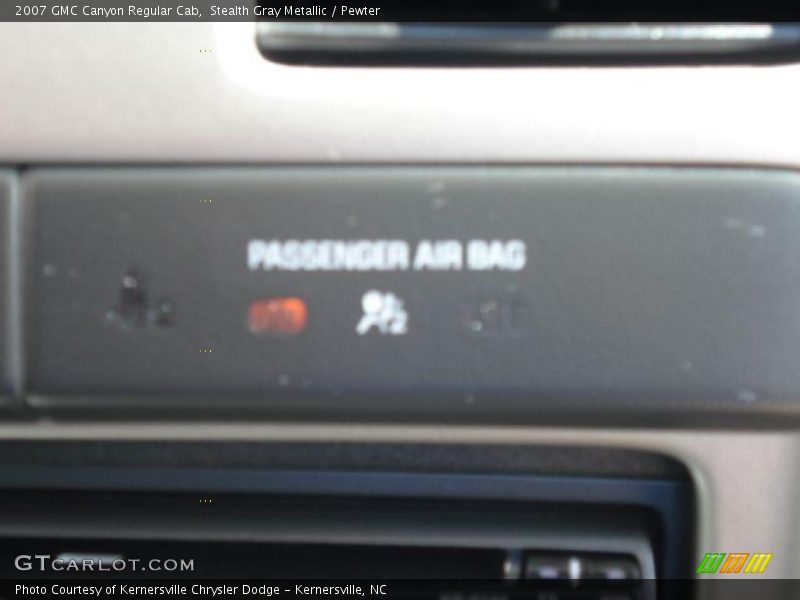 Stealth Gray Metallic / Pewter 2007 GMC Canyon Regular Cab