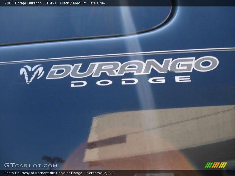 Black / Medium Slate Gray 2005 Dodge Durango SLT 4x4