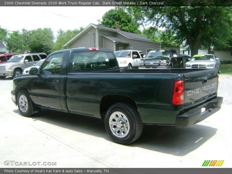 Dark Green Metallic / Dark Charcoal 2006 Chevrolet Silverado 1500 Work Truck Regular Cab