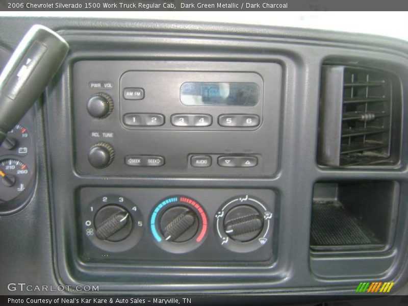 Dark Green Metallic / Dark Charcoal 2006 Chevrolet Silverado 1500 Work Truck Regular Cab