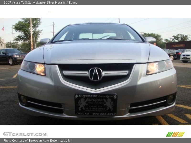 Alabaster Silver Metallic / Ebony 2007 Acura TL 3.2