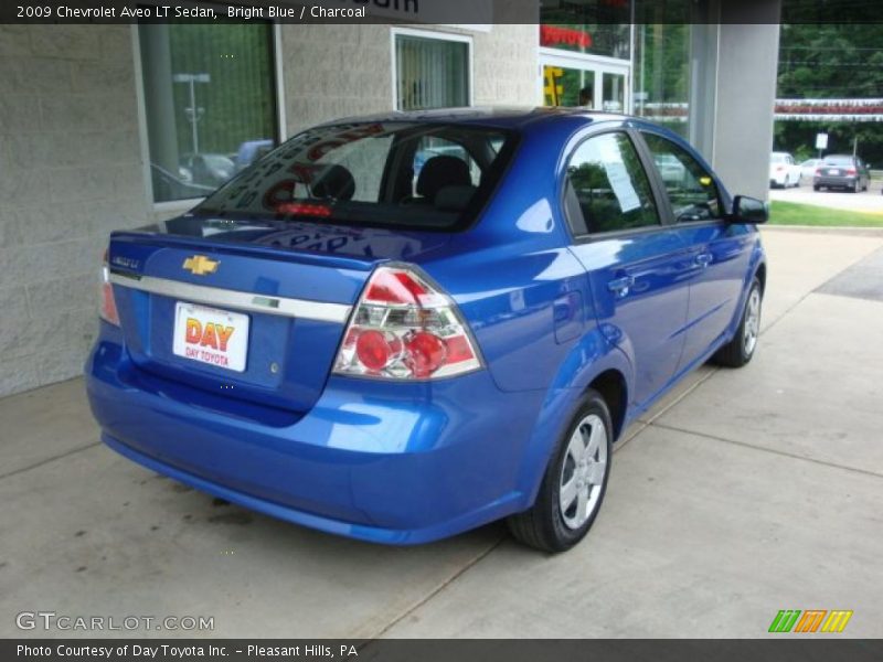 Bright Blue / Charcoal 2009 Chevrolet Aveo LT Sedan