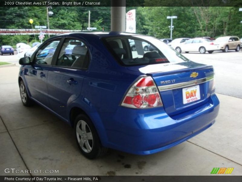 Bright Blue / Charcoal 2009 Chevrolet Aveo LT Sedan