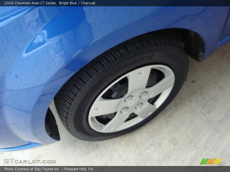 Bright Blue / Charcoal 2009 Chevrolet Aveo LT Sedan