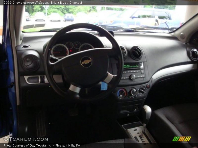 Bright Blue / Charcoal 2009 Chevrolet Aveo LT Sedan