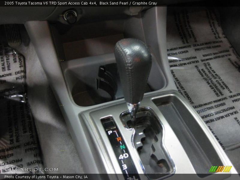 Black Sand Pearl / Graphite Gray 2005 Toyota Tacoma V6 TRD Sport Access Cab 4x4
