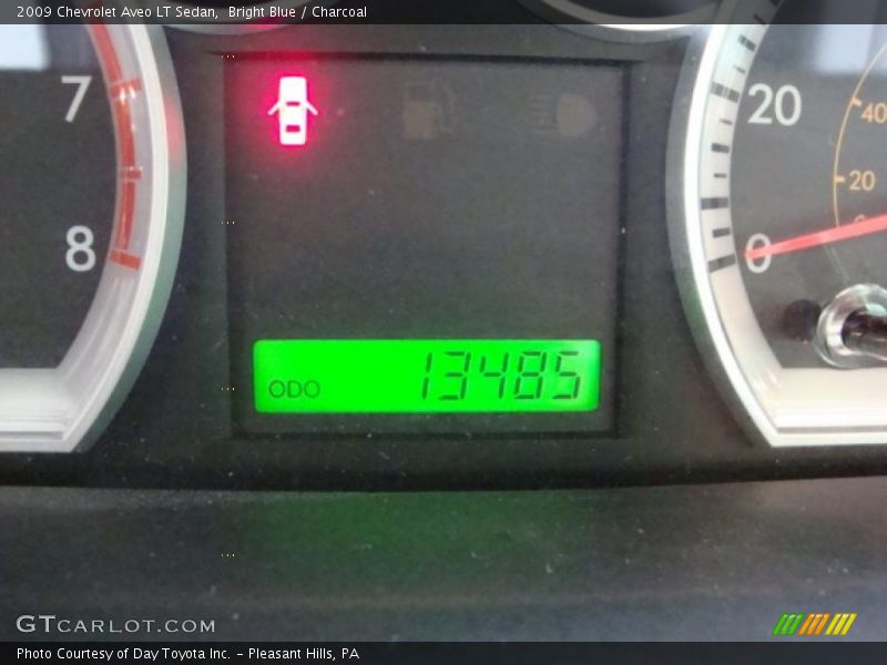 Bright Blue / Charcoal 2009 Chevrolet Aveo LT Sedan