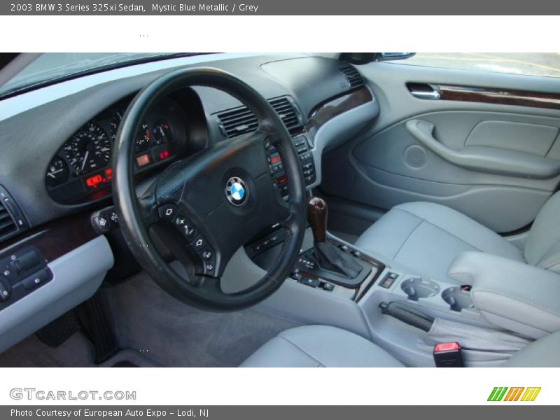 Mystic Blue Metallic / Grey 2003 BMW 3 Series 325xi Sedan