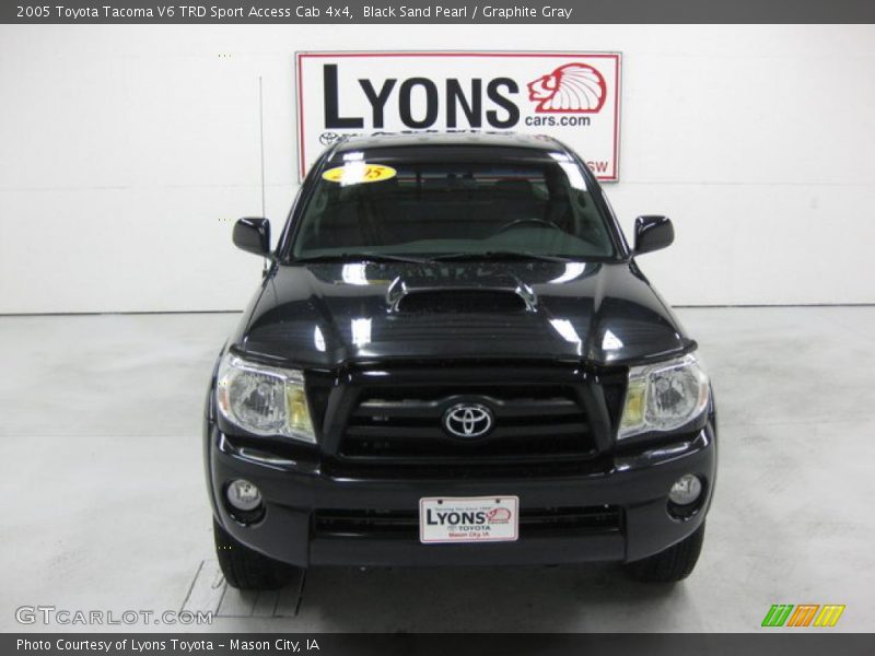 Black Sand Pearl / Graphite Gray 2005 Toyota Tacoma V6 TRD Sport Access Cab 4x4