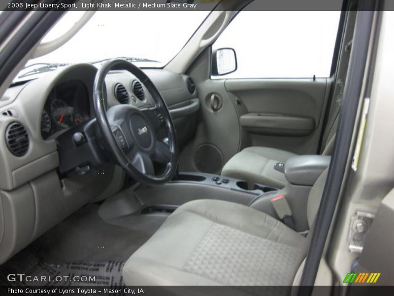 Light Khaki Metallic / Medium Slate Gray 2006 Jeep Liberty Sport