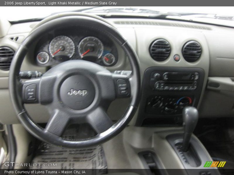 Light Khaki Metallic / Medium Slate Gray 2006 Jeep Liberty Sport