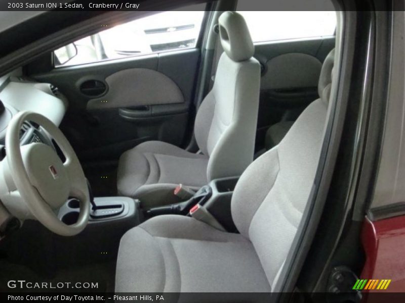 Cranberry / Gray 2003 Saturn ION 1 Sedan