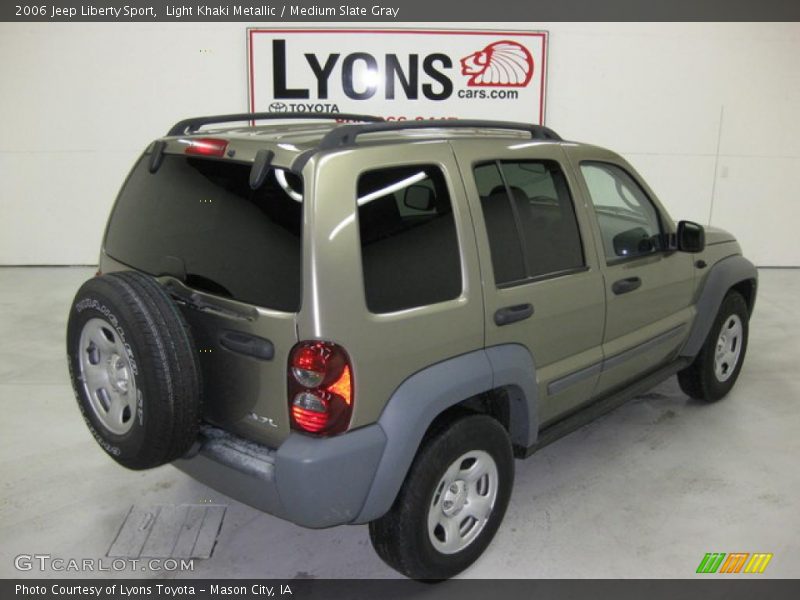 Light Khaki Metallic / Medium Slate Gray 2006 Jeep Liberty Sport