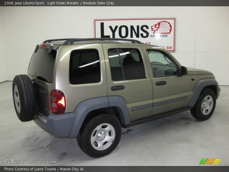 Light Khaki Metallic / Medium Slate Gray 2006 Jeep Liberty Sport
