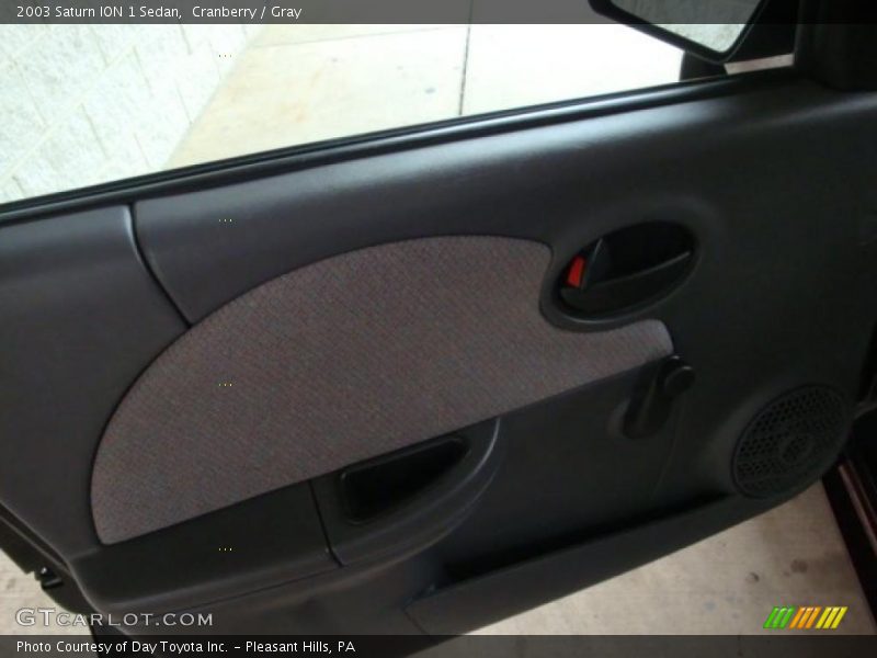 Cranberry / Gray 2003 Saturn ION 1 Sedan