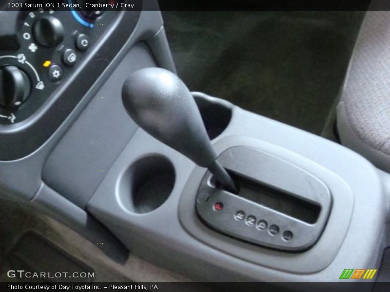 Cranberry / Gray 2003 Saturn ION 1 Sedan