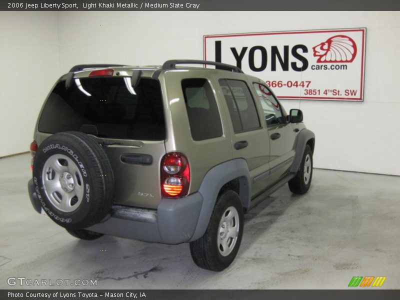 Light Khaki Metallic / Medium Slate Gray 2006 Jeep Liberty Sport