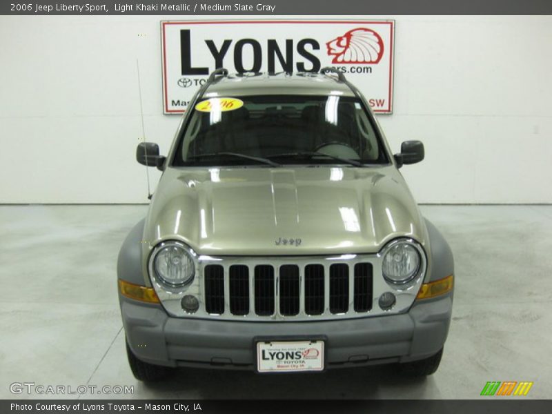 Light Khaki Metallic / Medium Slate Gray 2006 Jeep Liberty Sport