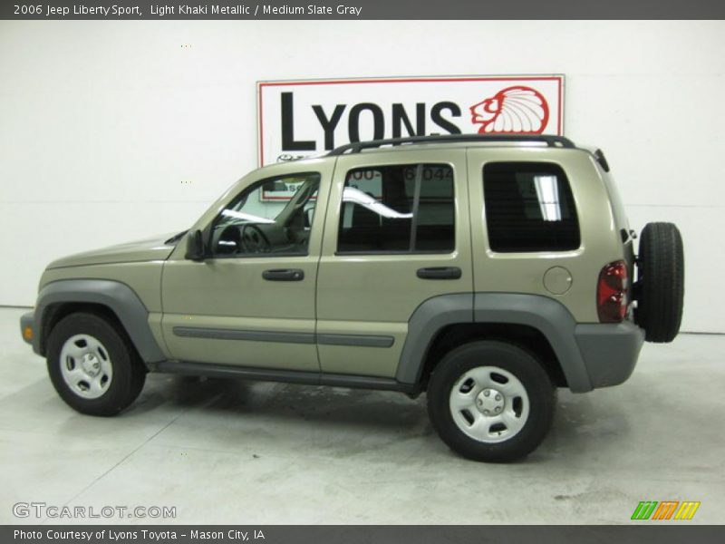 Light Khaki Metallic / Medium Slate Gray 2006 Jeep Liberty Sport