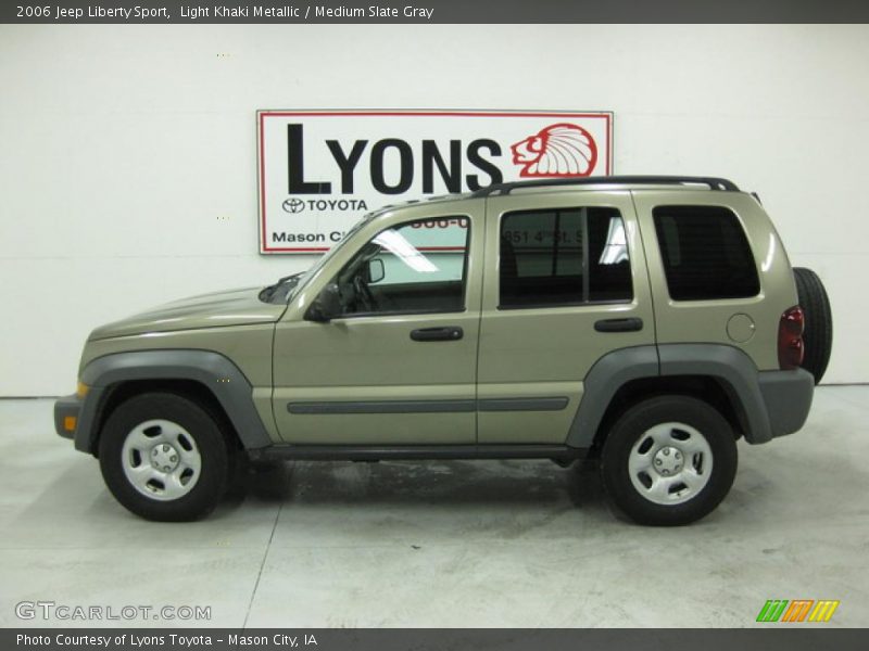 Light Khaki Metallic / Medium Slate Gray 2006 Jeep Liberty Sport