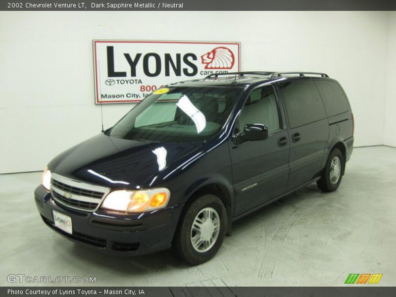 Dark Sapphire Metallic / Neutral 2002 Chevrolet Venture LT